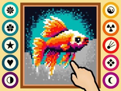 Coloring: Mosaic by Symbols